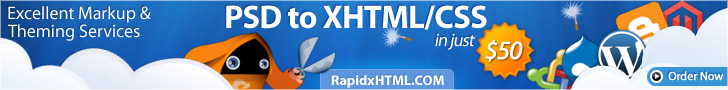 RapidxHTML - We convert your design into valid XHTML - CSS Rapidly
